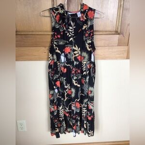 Kaktus rayon floral w/ toucan sundress